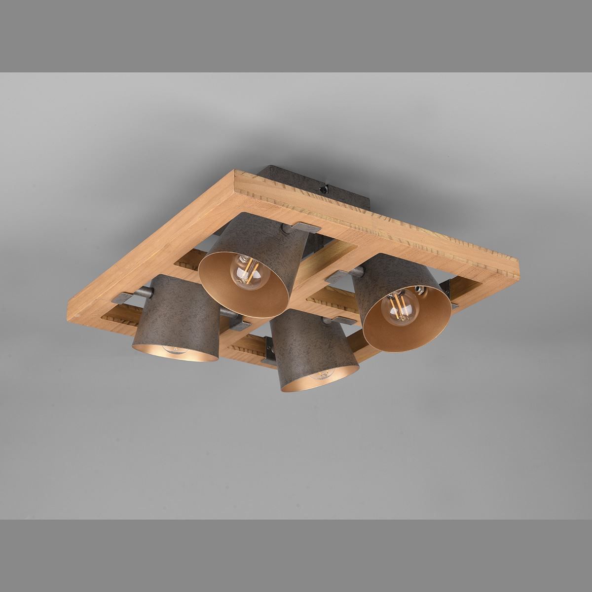 Lampadari & plafoniere: Deckenleuchte, Holz, 39 cm x 39 cm – Nuovo (secondo la descrizione) da Kreuzlingen venduto da Smart-Light 1