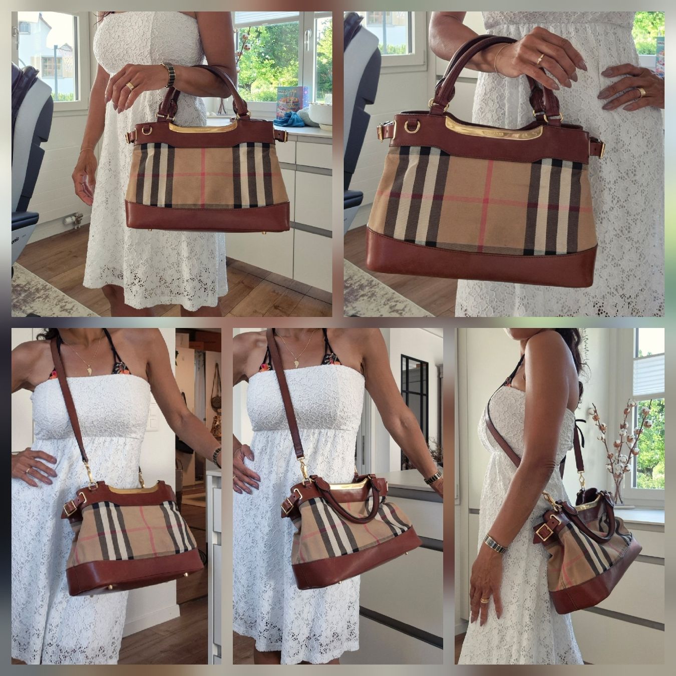 Burberry Borse da donna: Burberry Hepburn Vintage Handtasche – Usato da Weisslingen venduto da Airgate 8