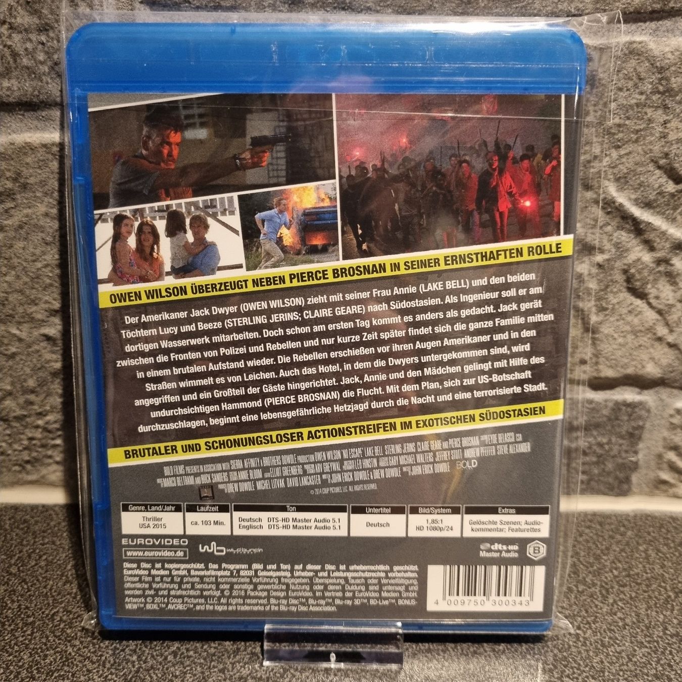 Tutti i DVDs: No Escape Blu-ray – Nuovo (secondo la descrizione) da Bremgarten AG venduto da Mediensammler24 1