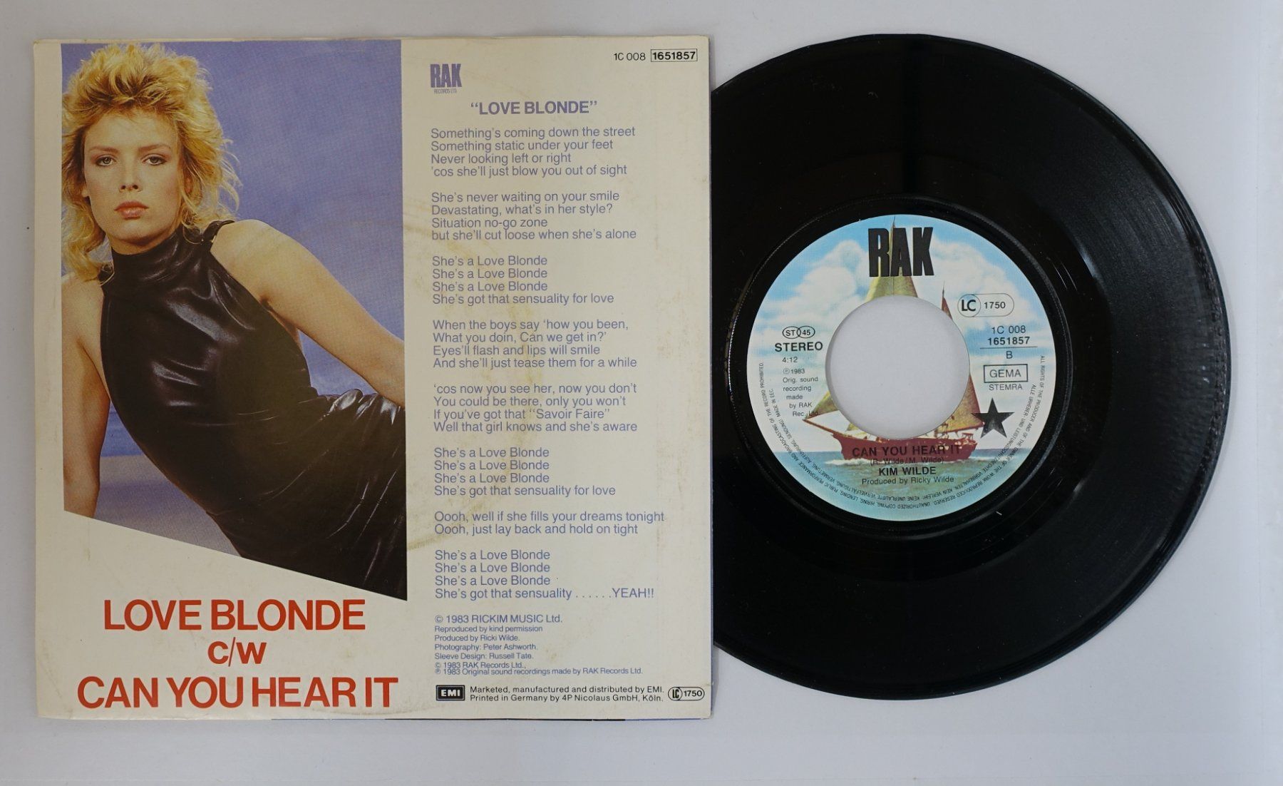 Dischi in vinile: Kim Wilde – Love Blonde – Usato da Sessa venduto da discoverymedia 1