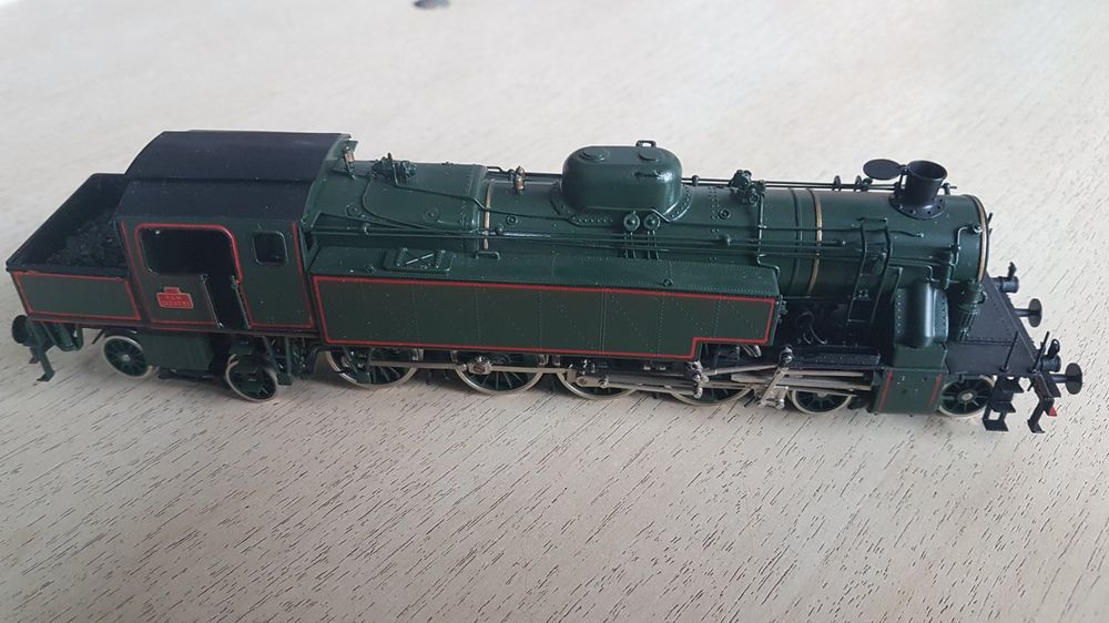 Locomotive à Vapeur PLM Fulgurex 242 AT6 – Échelle 0 – Laiton – France – NEUVE