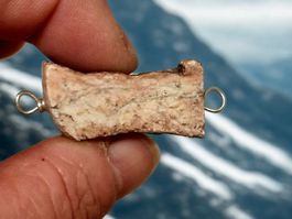 Anhänger Schweizer rosa Alabaster