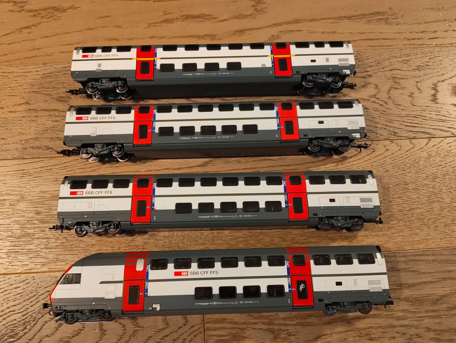 Hag Modellini di ferrovie: HAG SBB doppeldecker Zug – Usato da Lonay venduto da que_6phm 4