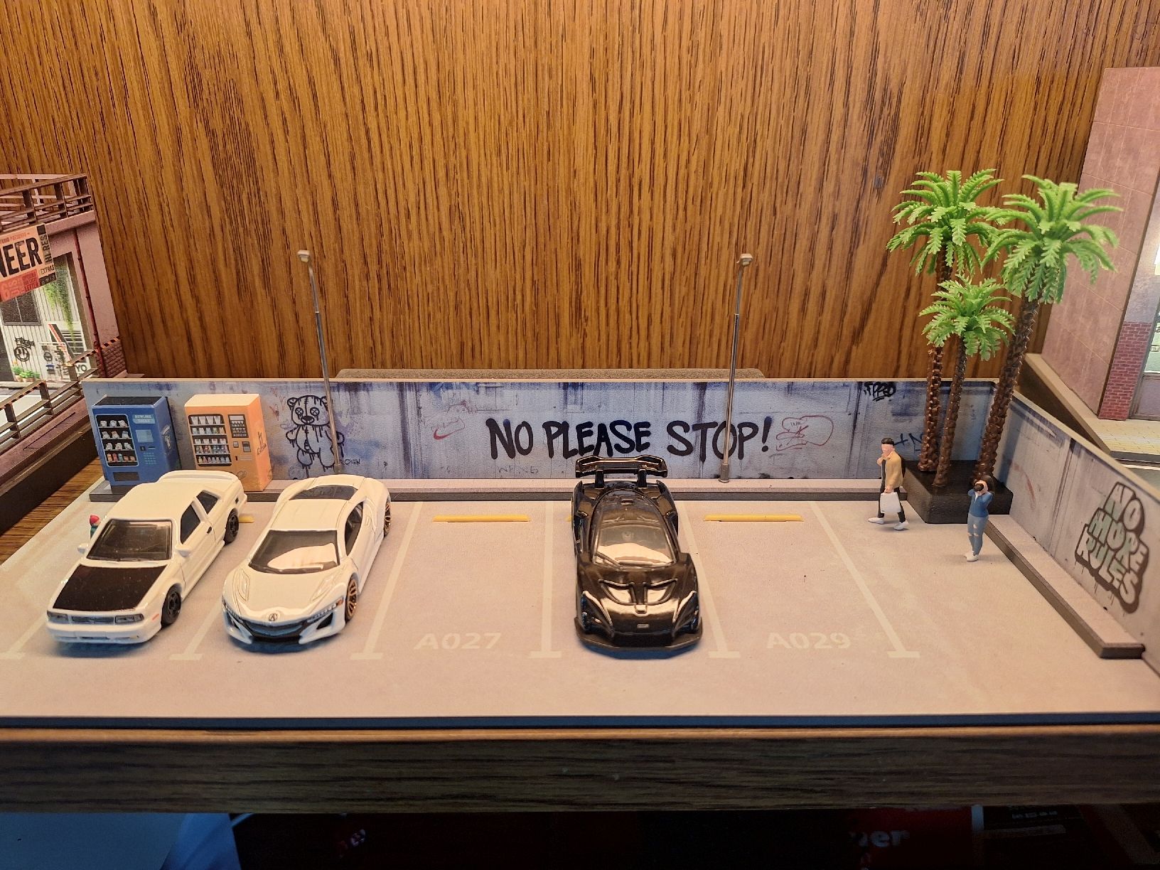 Giocattoli: 1:64 Parkplatz Szene mit Led Laternen. – Usato da Stansstad venduto da saschaz88