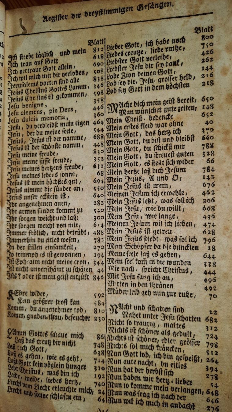 Bücher: MUSIKALISCHES HALLELUJA,  oder schöne + geistreiche Gesänge – Gebraucht aus zürich von gabab 8