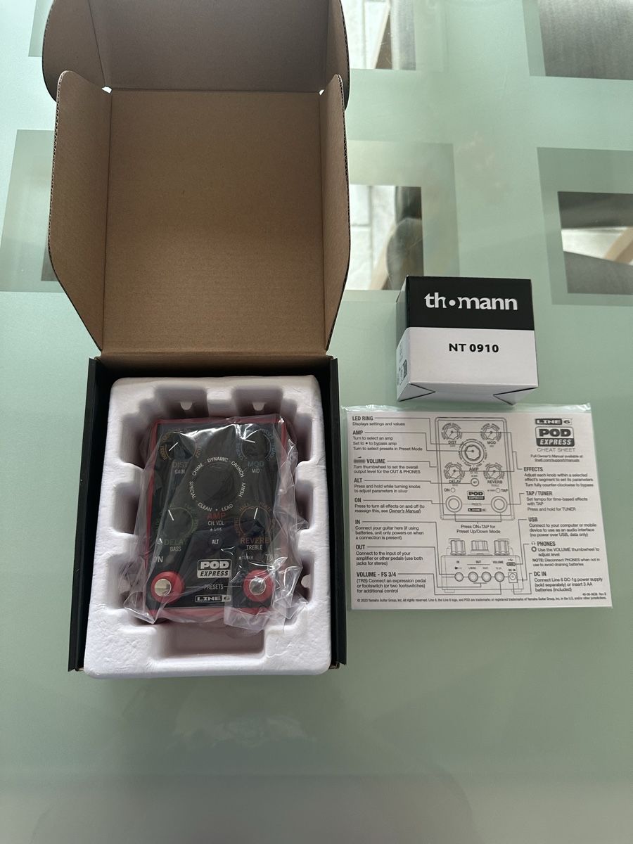 Line 6 Strumenti musicali: Line 6 POD Express Gitarren Bodeneffekte Neu – Nuovo e nell'imballaggio originale da Watt venduto da Gini120 4