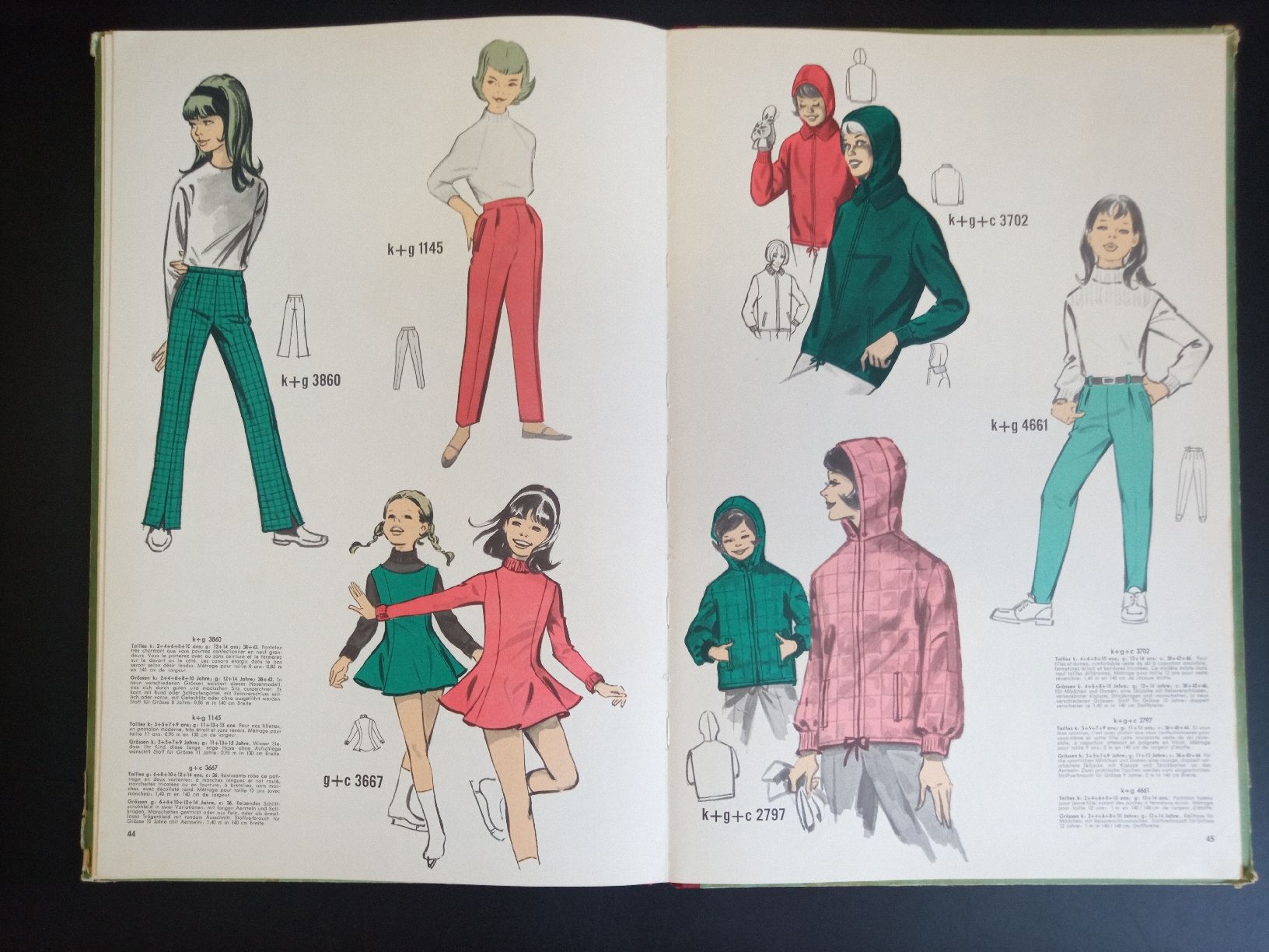Libri: Vintage Modes Ringer Kindermode Schnittmusterbuch 60er – Usato da Reiden venduto da Zofi-Brocki 2
