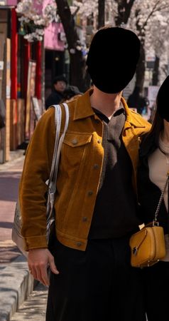 Veste en daim homme