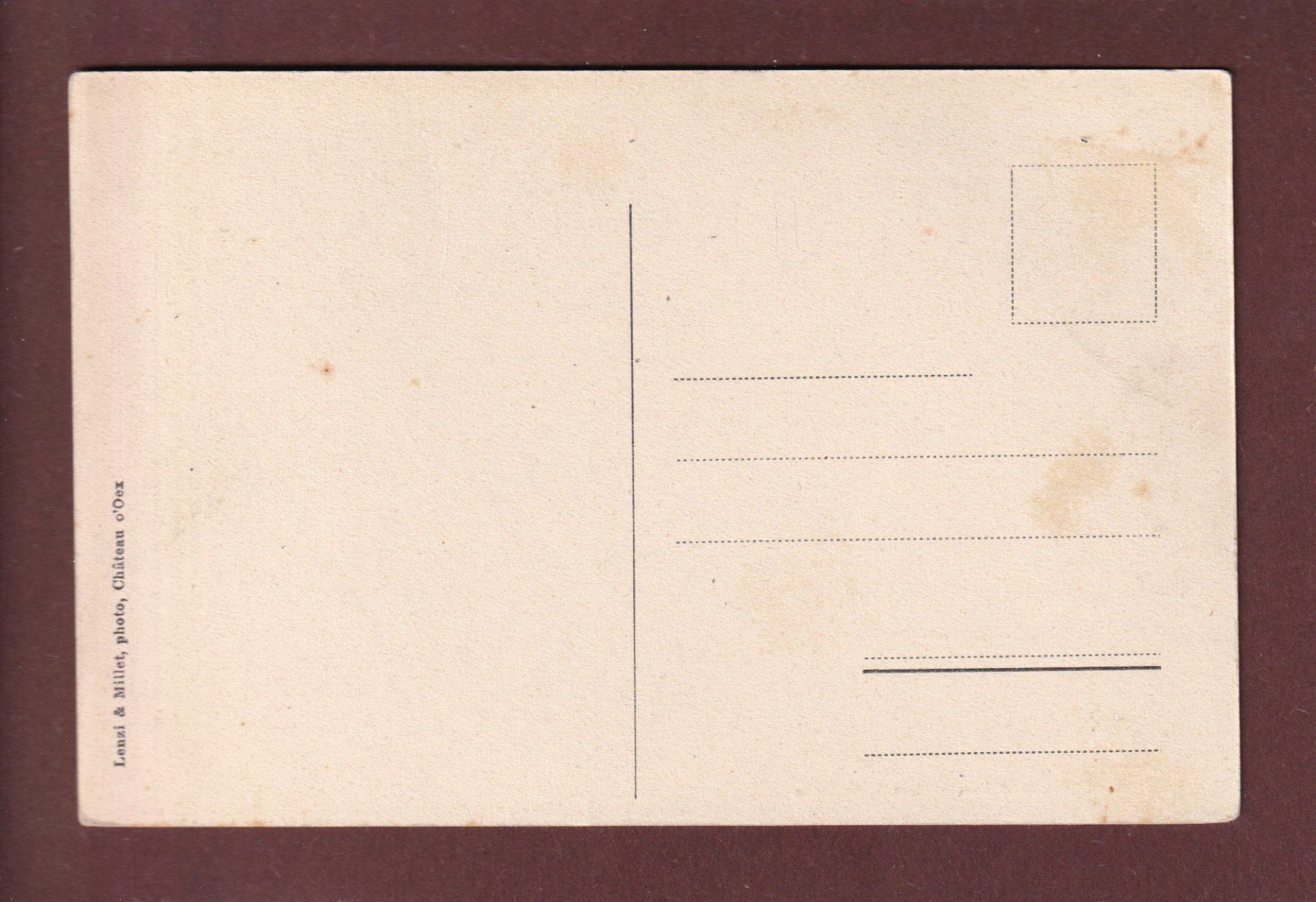 Cartoline postali: CHÂTEAU D'OEX - Les Narcisses – Usato da Pully venduto da nicecards 1