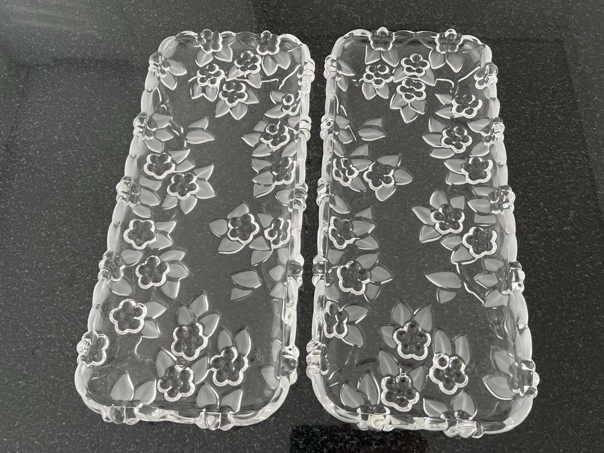 Walther Glas Plateaux: 2 Walther Glas Platten – D'occasion à Zug par Hehe