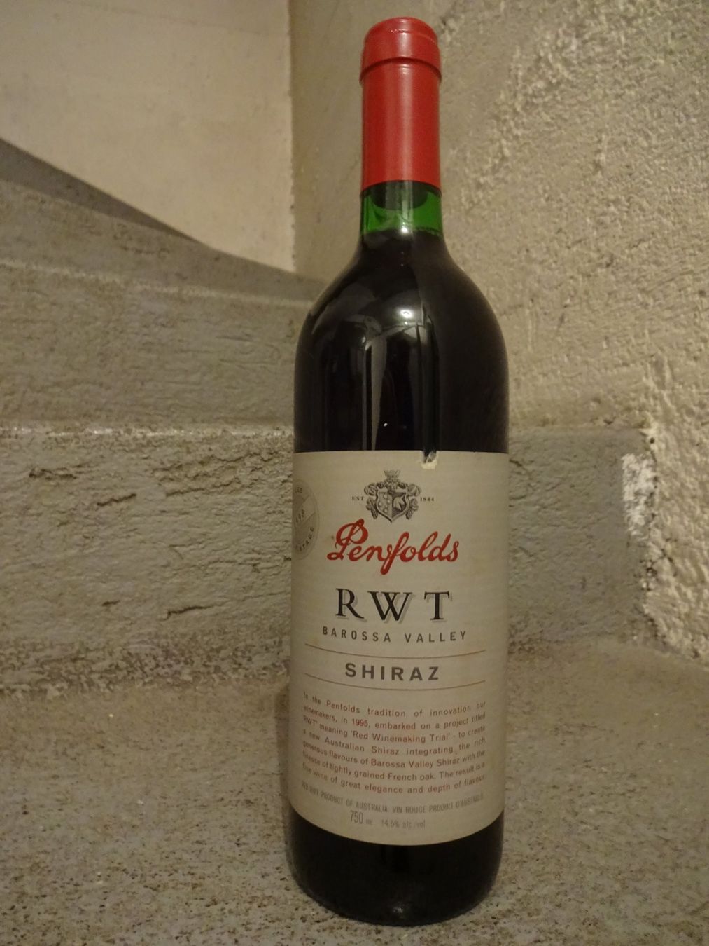 Vino: 1998  -  Penfolds RWT - Bin 798 – Nuovo (secondo la descrizione) da Cham venduto da mktreasure