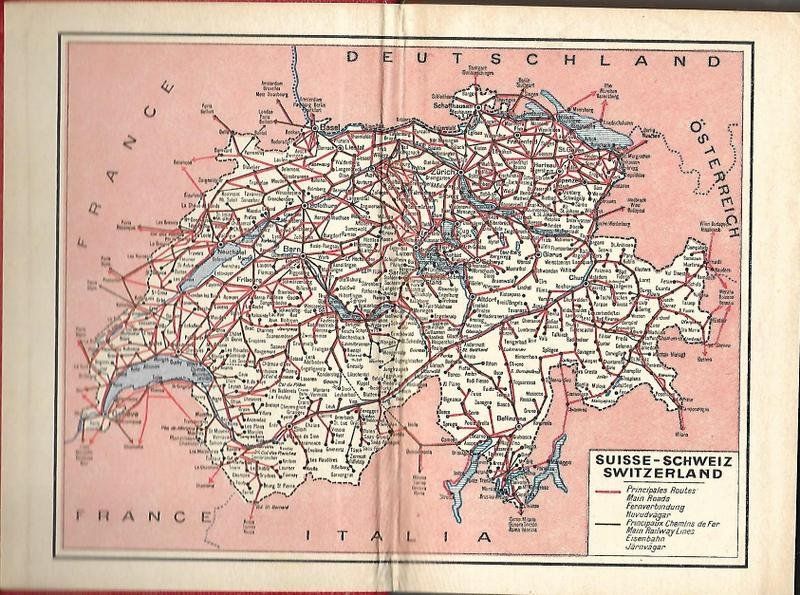 Libri: Nagls Reiseführer Schweiz um 1950 – Usato da Mörschwil venduto da aik_x8mc 1
