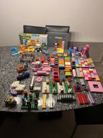 Grand lot de briques LEGO Duplo avec animaux et personnages 