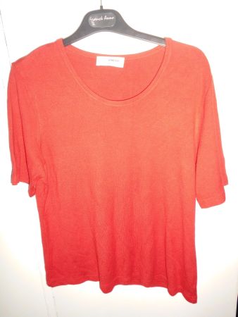 T-shirt basic bordeaux T. 42
