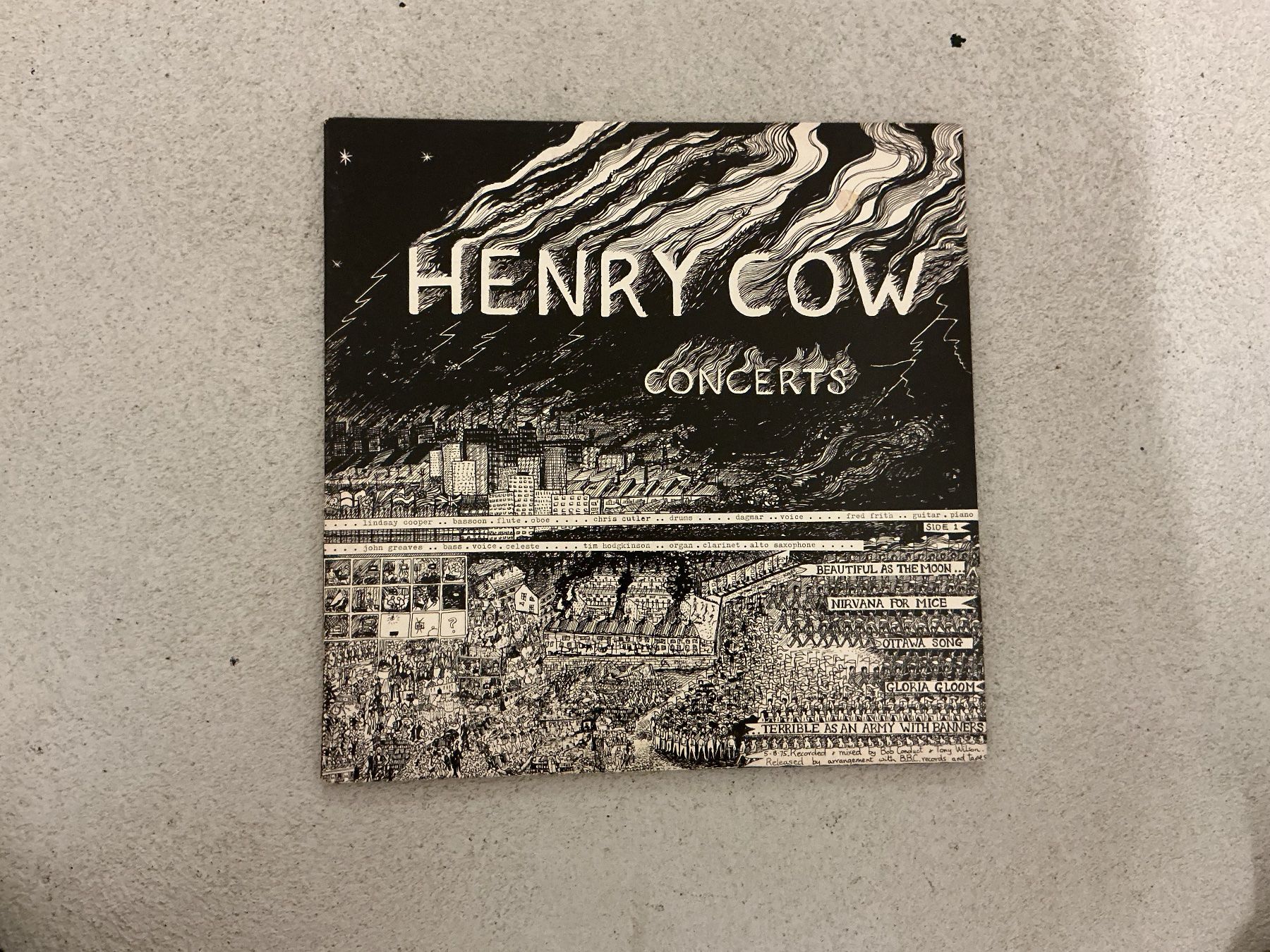 Schallplatten: Henry Cow 2-LP - Concerts – Gebraucht aus Winterthur von Tumko_7_Vinyl