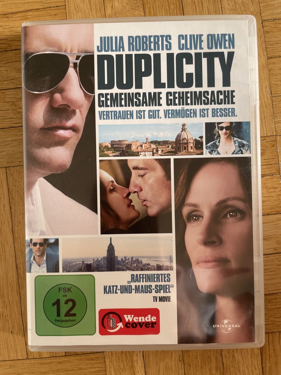 Alle DVDs: DVD Duplicity - Gemeinsame Geheimsache – Gebraucht aus Zürich von Mr.Mauri83