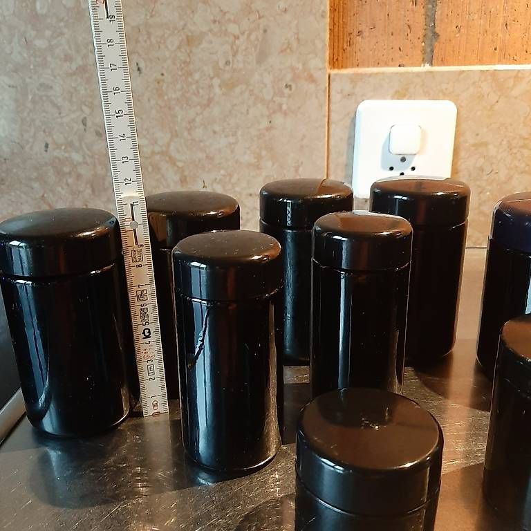 Gläser: Diverse Gläser aus Schwarzglas – Gebraucht aus Schafisheim von annina55 1