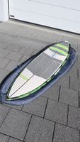 Slingshot Celeritas 5’6” + Boardbag + 3 Finnen – nahezu neuw
