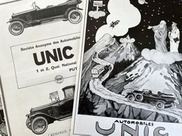 Unic Cars - 3 Alte Werbungen / Anciennes publicités 1920/24
