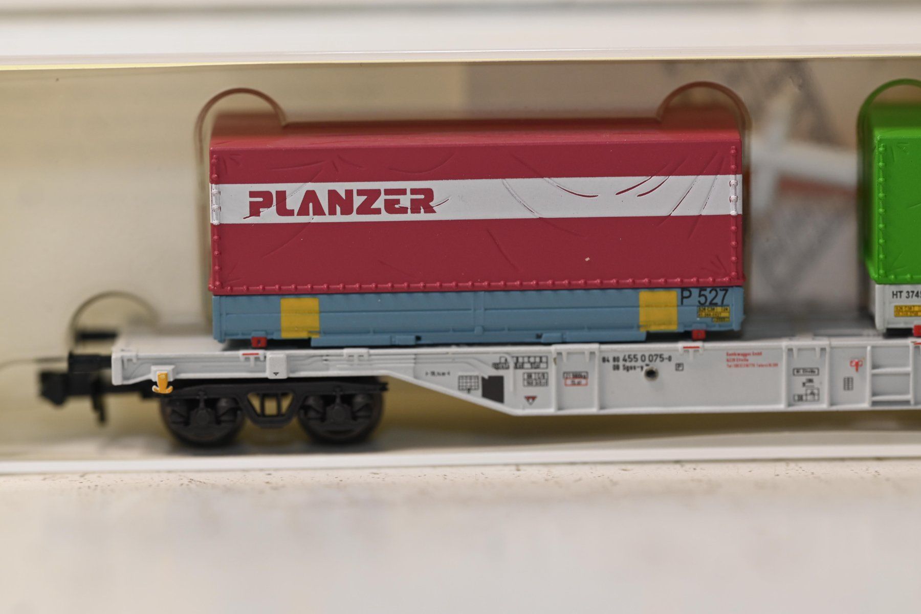 Trix Modellini di ferrovie: Hupac Hangartner Planzer MiniTrix Spur N mit OVP – Usato da Laupen ZH venduto da Zmoewe 1
