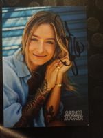 Sarah Zucker -  handsignierte Autogrammkarte