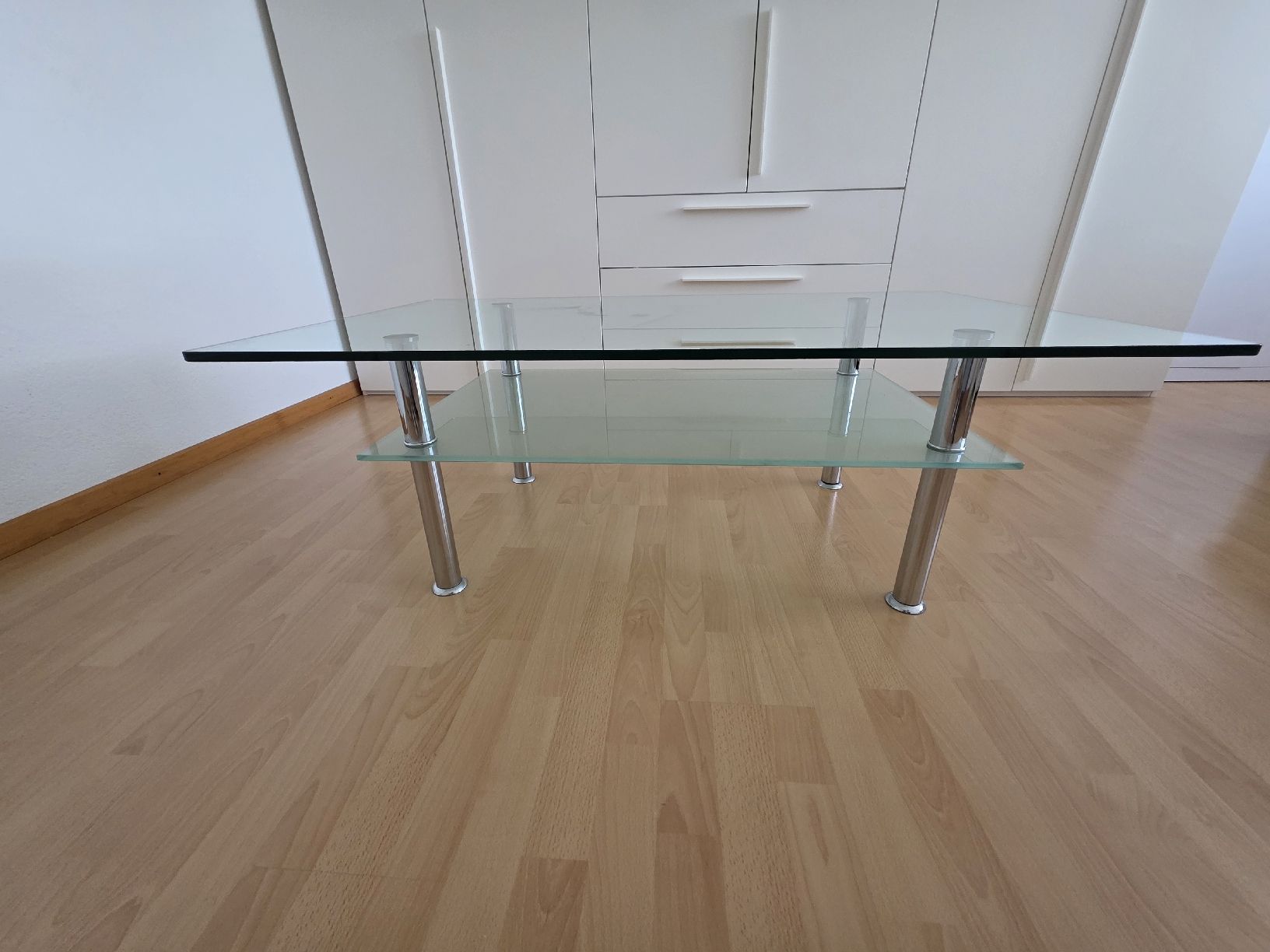 Tavoli: Moderner Glas-Couchtisch 120x70 cm – Usato da Altstätten SG venduto da gen_55xm 2