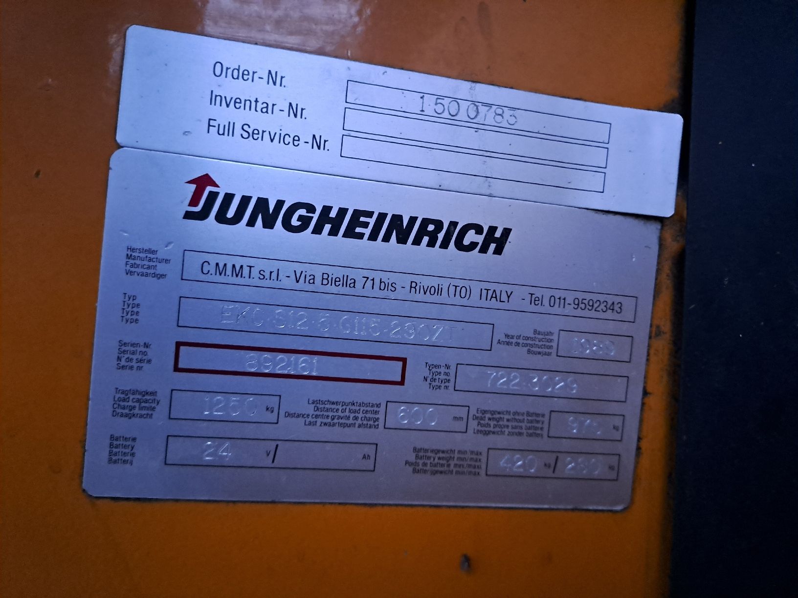Jungheinrich Carrelli elevatori e a forche: stapler jungheinrich – Usato da Illnau venduto da adi711 4