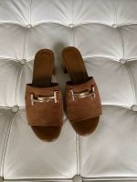 Elegante Tod's Mules Pantolette Braun Gr. 38 Neuwertig