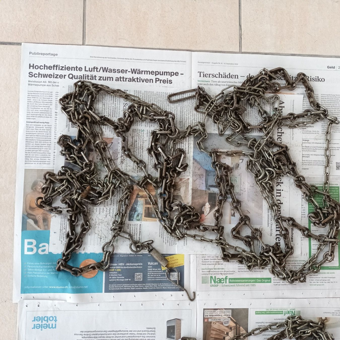 Catene da neve: Schneeketten für VW Käfer – Usato da Bäretswil venduto da ricoric 2