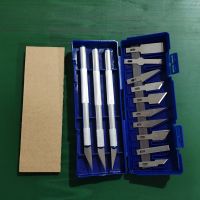 Werkzeugset 13teiliges Skalpell Messer Klingen Cutter