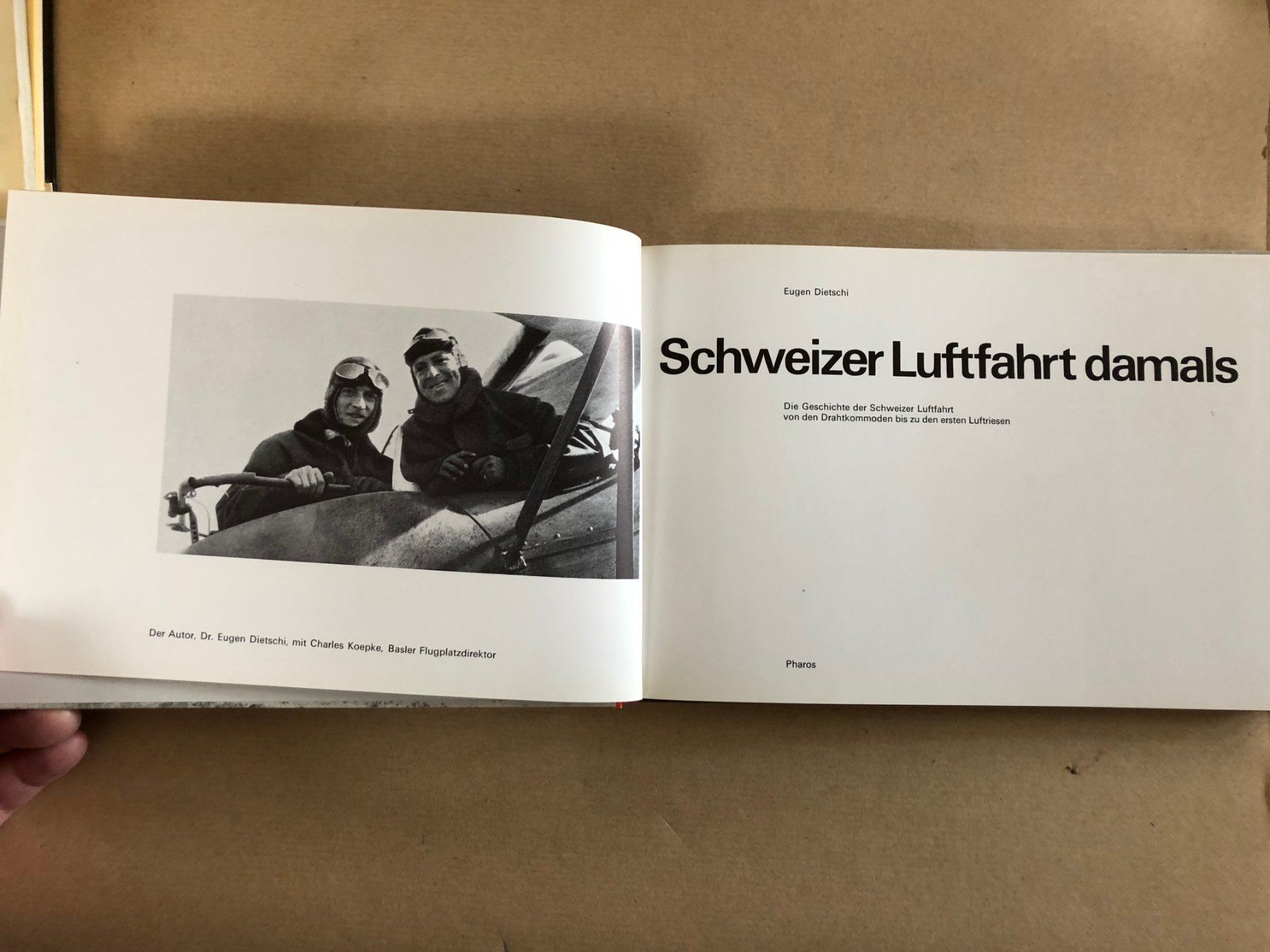Libri: Eugen Dietschi: Schweizer Luftfahrt damals. – Usato da Zürich venduto da allp 1