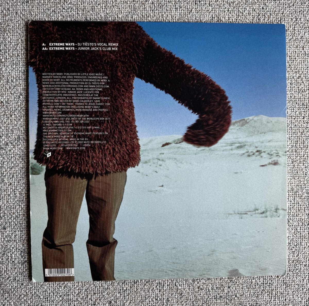 Dischi in vinile: Moby - Extreme Ways - 12" Maxi - 2002 – Usato da Rorbas venduto da BlackstarRecords 1