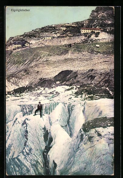 Cartes postales: AK Blick auf Eigergletscher – D'occasion à Berlin par bartko-reher