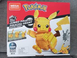 Mega Construx Pokemon Jumbo Pikachu- wenig gespielt-komplett