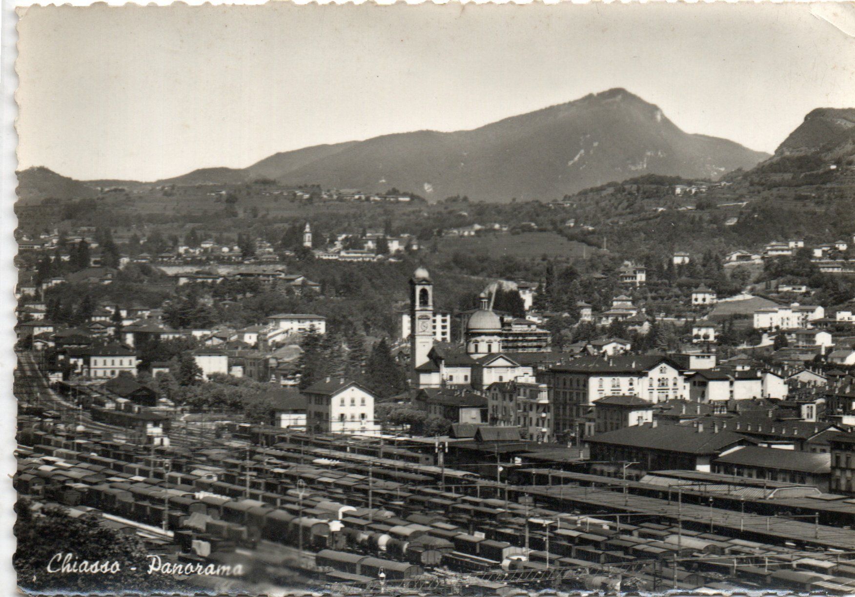 Cartoline postali: Chiasso - Panorama – Usato da Melano venduto da pisonsdro