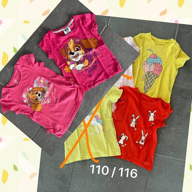 Camicette, T-shirt & Top: 14 T-Shirts Grösse 110 / 116 – Usato da Muri AG venduto da Scorpion84 2
