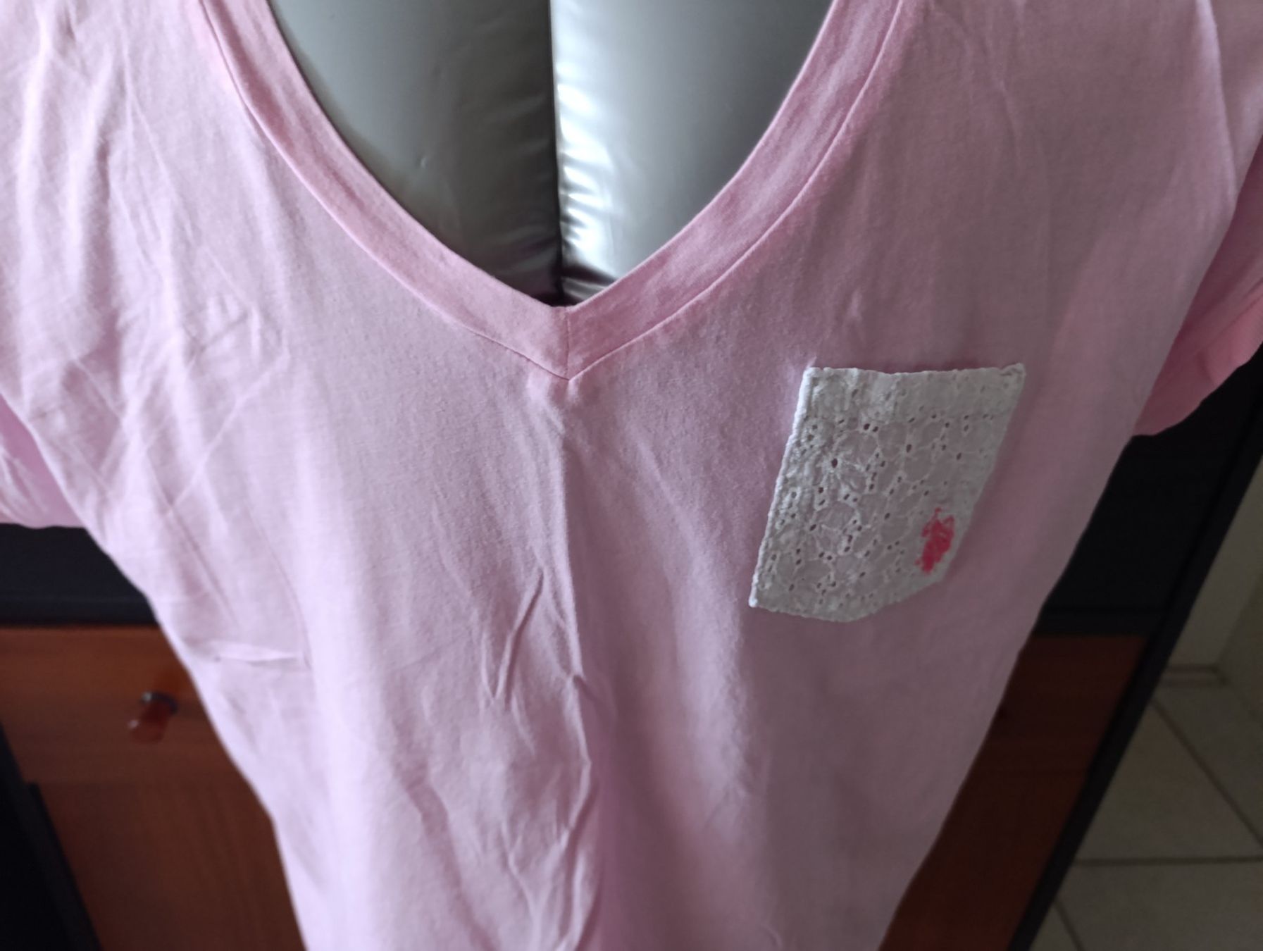 T-Shirts: T-shirt USPolo rose – Gebraucht aus St-Cergue von Neviana 1