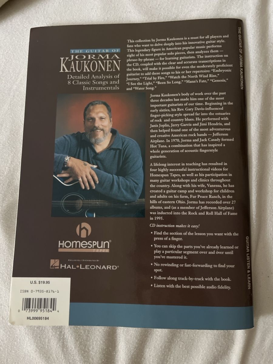 Libri: Gitarre Noten jorma kaukonen – Usato da Bellinzona venduto da Lele80 1