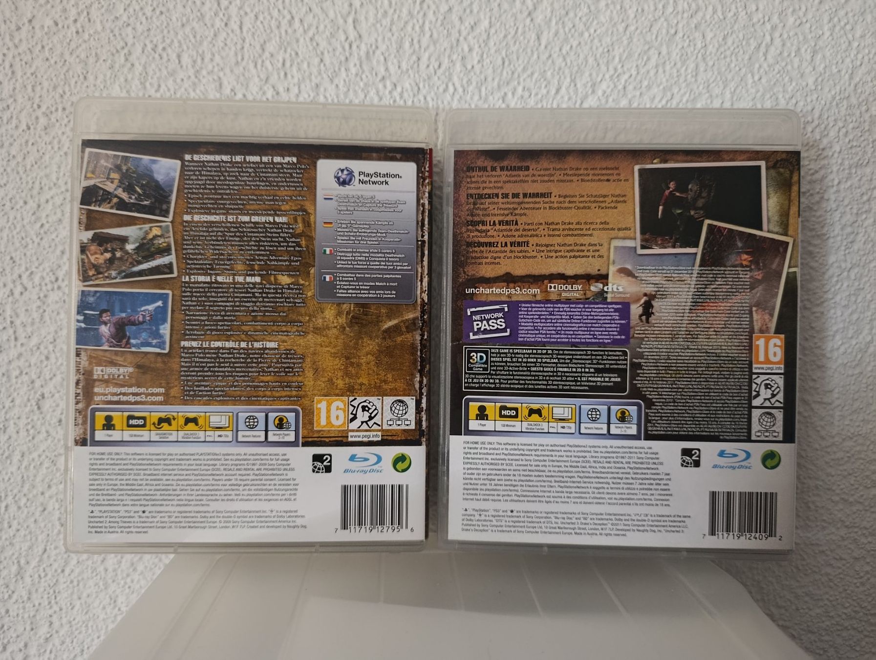 Sony Giochi: Uncharted 2&3 PS3 - Abenteuer-Spiele Klassiker im Doppel! – Usato da Wil SG venduto da Donaldus 1