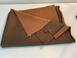 Stoff braun, syn. Jackenstoff Ca. 230 x 150 cm (t:2)