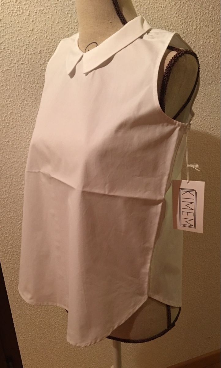 Camicette: Chemisier blanc taille 36 neuf, fermé dans le dos – Nuovo e nell'imballaggio originale da Romont FR venduto da jeanne110