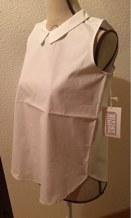 Chemisier blanc taille 36 neuf, fermé dans le dos