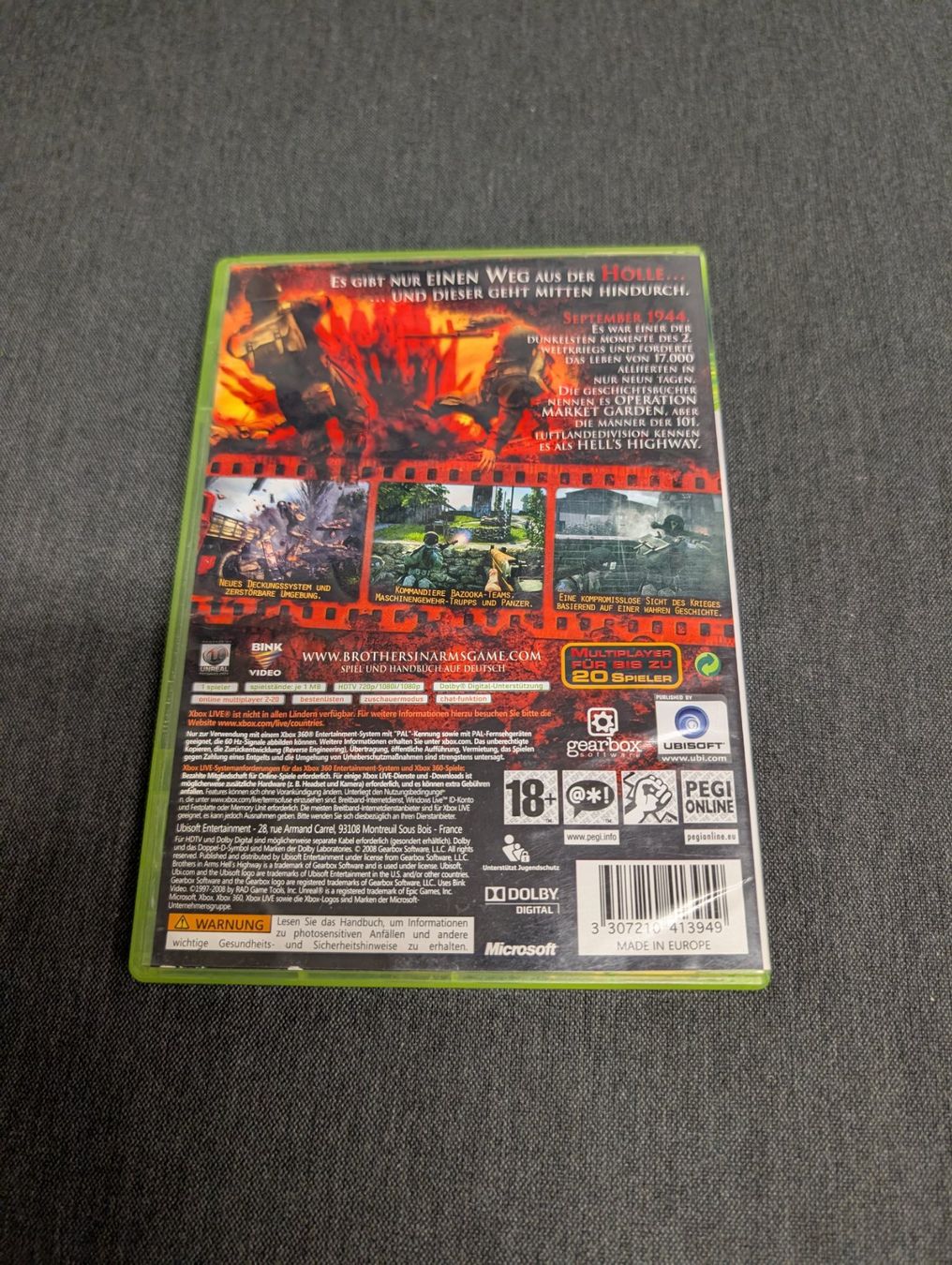 Giochi: Brothers in arms hell's highway Microsoft Xbox 360 – Usato da Giubiasco venduto da Ticinerd 1