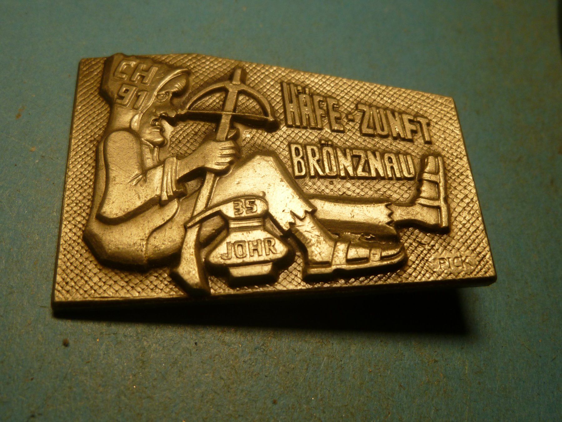 Plaketten & Abzeichen: BRÖNZNAU 1991 SILBER – Gebraucht aus Ried (Muotathal) von Mandarin02