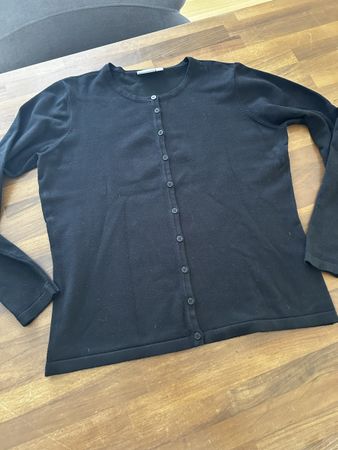 SAINT TROPEZ Strickjacke Schwarz Gr. XL
