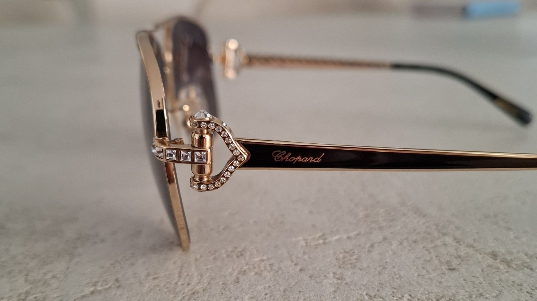 Chopard Brillen & Gläser: Sonnenbrille Chopard Pilotenbrille goldfarben "neu" – Neu und originalverpackt aus Schmerikon von DOMM13 1