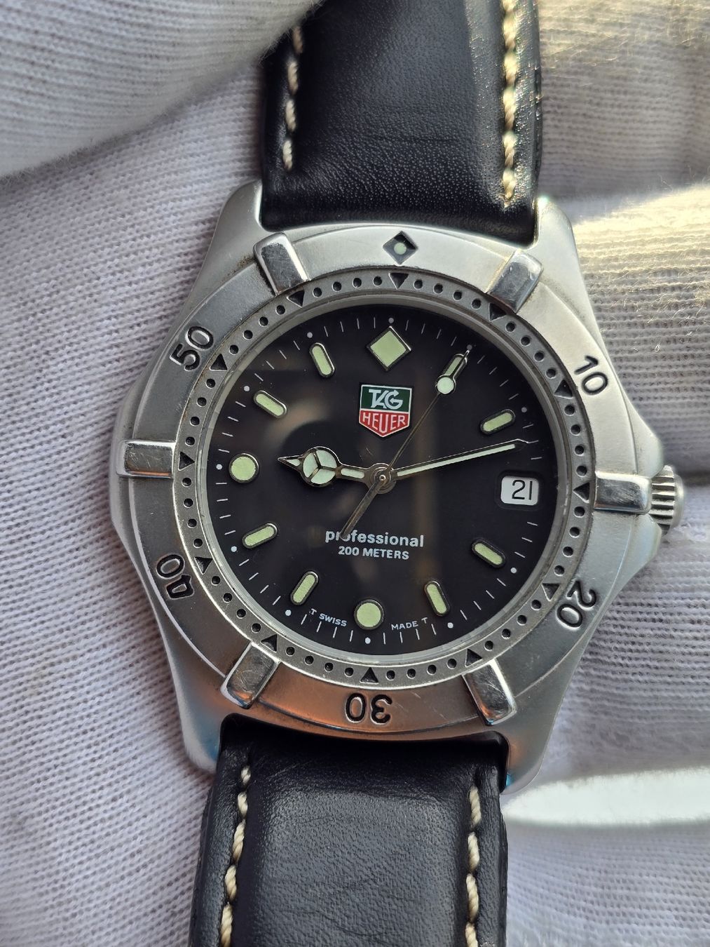 Tag Heuer Orologi: Tag Heuer professional 200metres  – Usato da Grand-Lancy venduto da Montre-Swiss 5