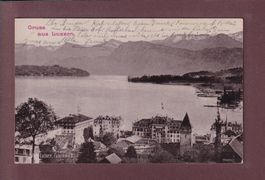 LUZERN - Panorama - 1904 glatt