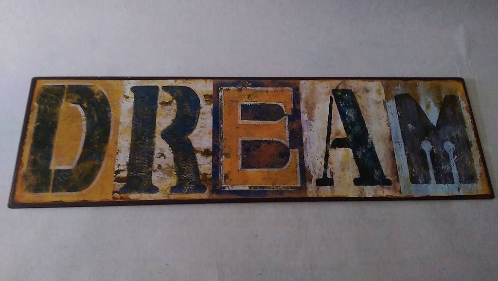 Schilder: Vintage Metall Schild NEU – Neu (gemäss Beschreibung) aus Grüningen von Zschenderlein