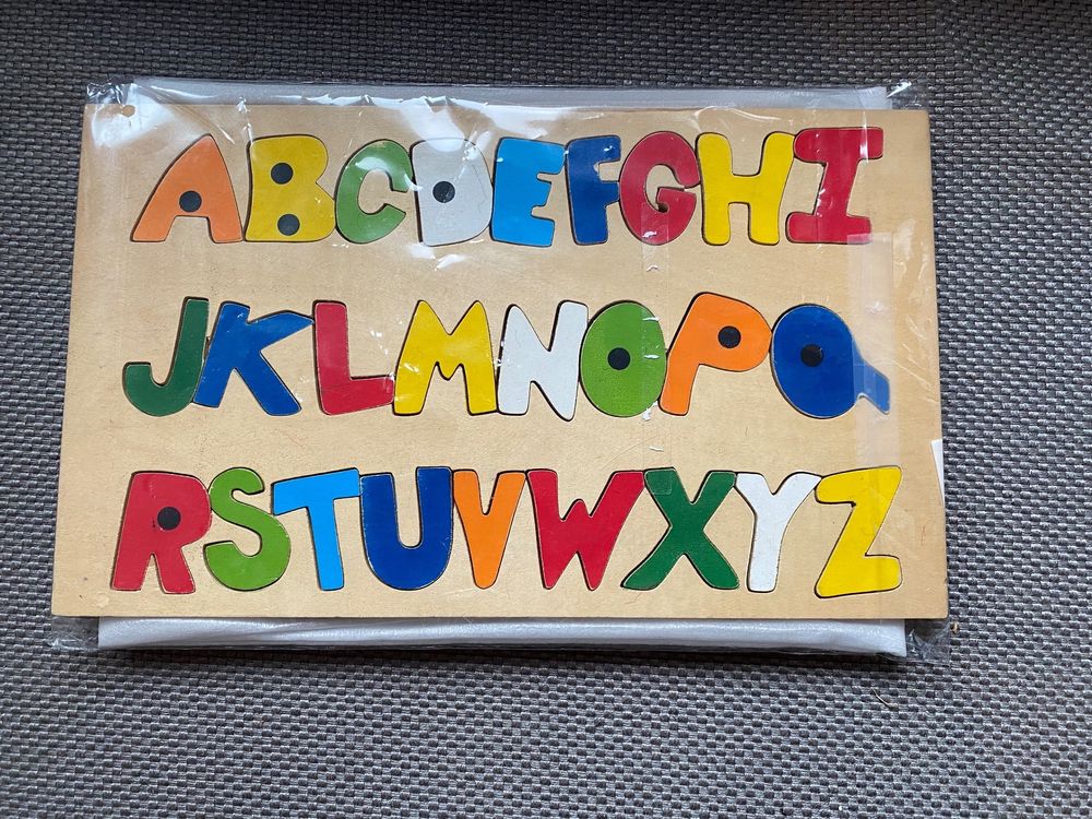 DEEDPF Holzbuchstaben Set 108-teilig - A Bis Z Mit 10 Blanko-Holzstücken Für Bastelprojekte